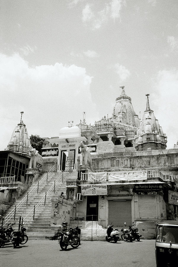 Architecture Photograph - The Jagdish Temple by Shaun Higson