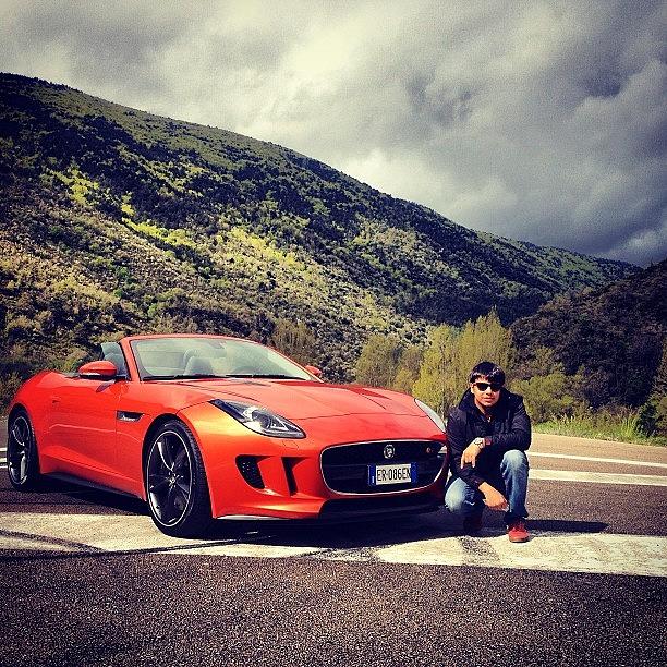 The Jaguar F-type And Me Again Photograph by Rachit Hirani