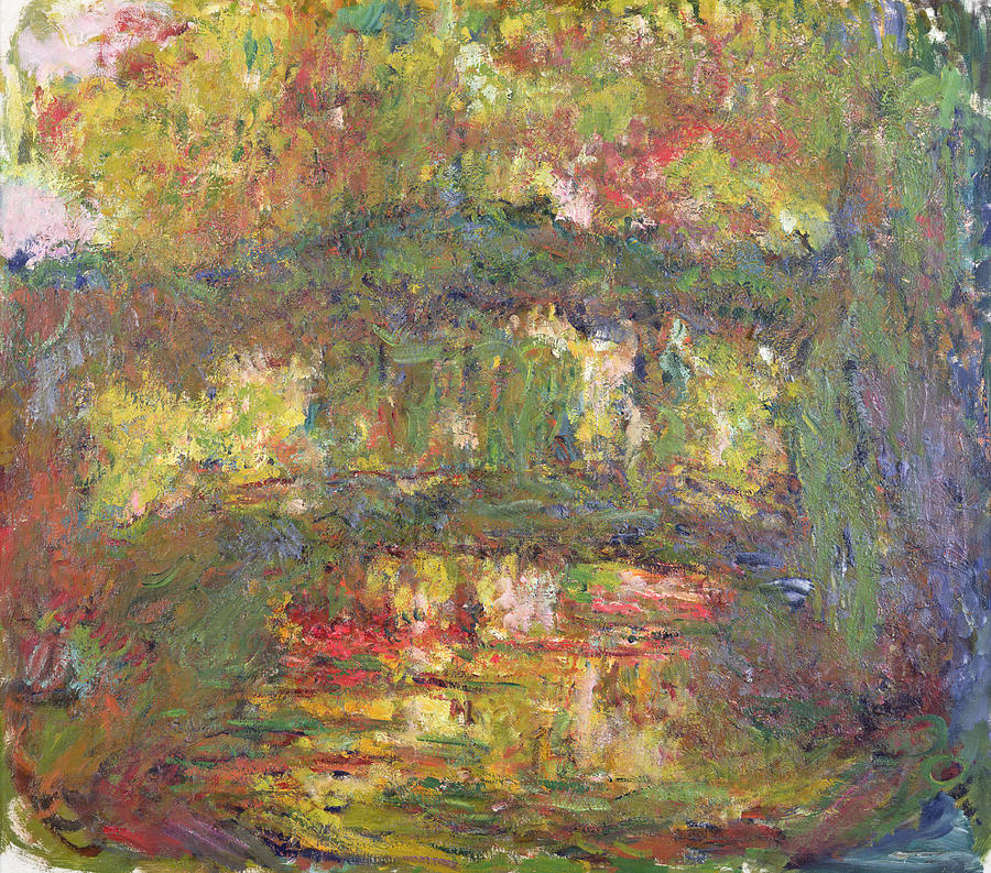 The Japanese Bridge At Giverny Painting by Claude Monet