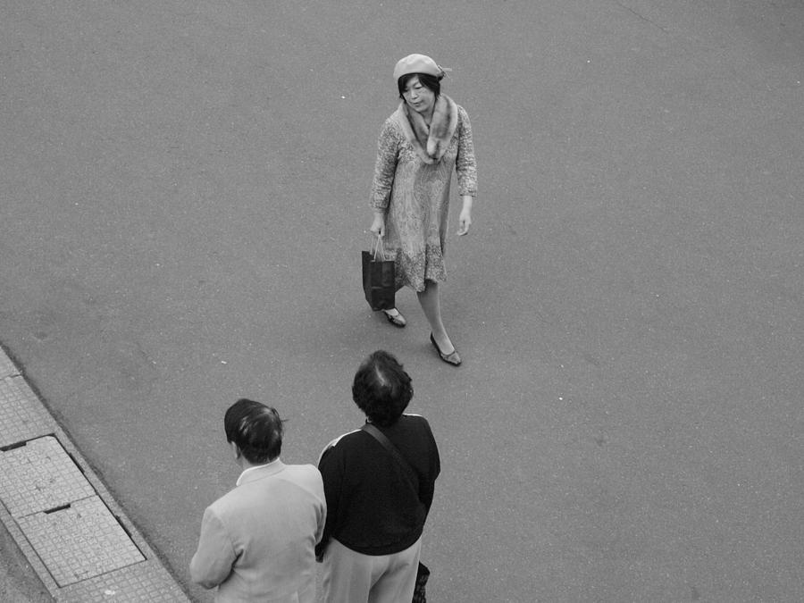 Japan Photograph - The Japanese lady walks by KING by Donald WELLS