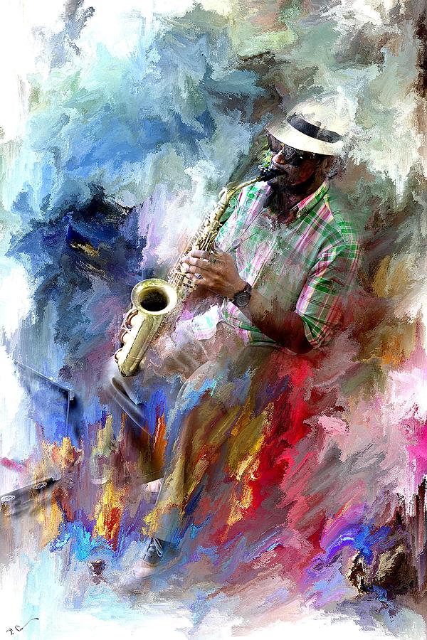 The Jazz Player Photograph by Evie Carrier