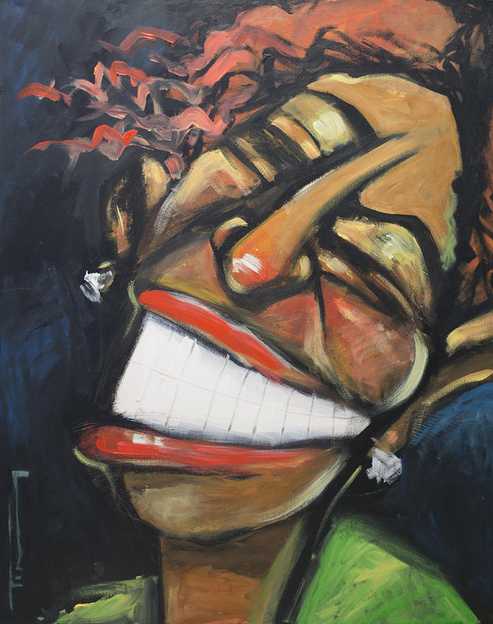 Jazz Painting - The Jazz Singer by Tim Nyberg
