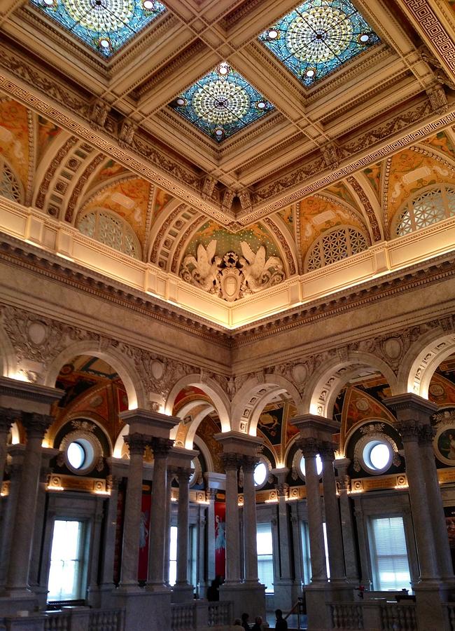 The Jefferson Building Library of Congress Photograph by Lois Ivancin Tavaf