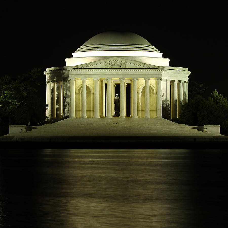 The Jefferson Memorial Photograph by Kim Hojnacki