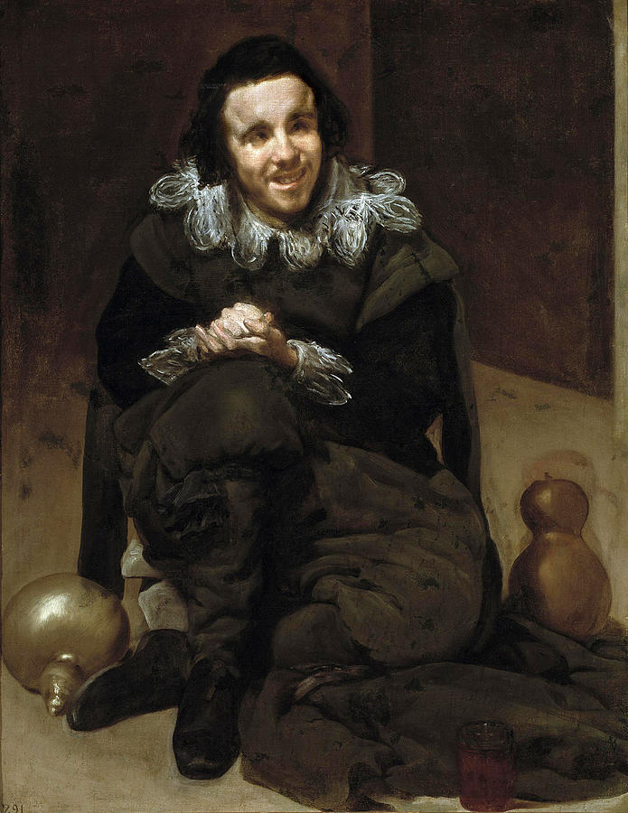 The Jester Calabacillas Painting by Diego Velazquez