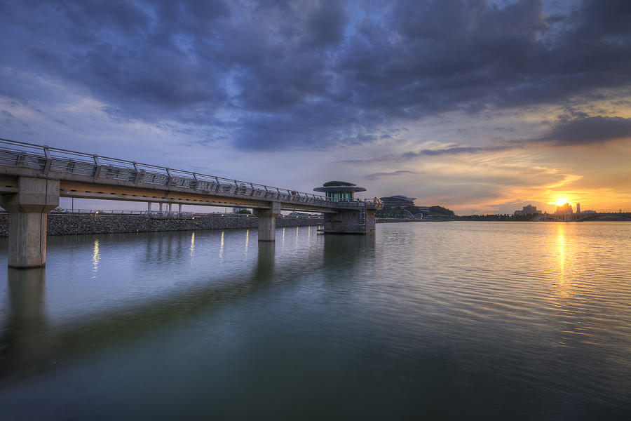 The Jetty At The Dam Photograph by Khasif Photography The Jetty At The Dam Photograph by Khasif Photography