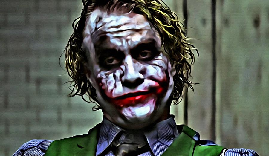 The Joker Painting by Florian Rodarte
