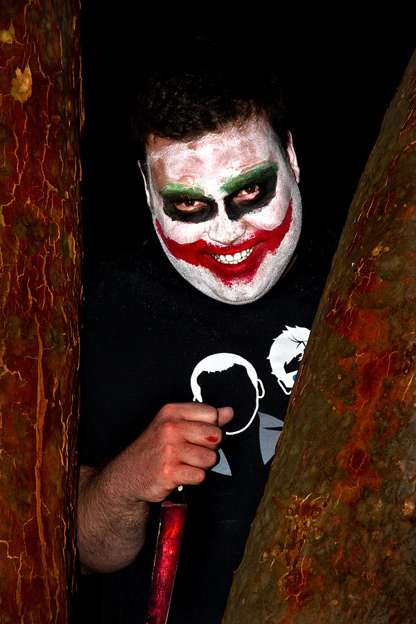 Halloween Photograph - The Joker  Is Laughing At You by Miroslava Jurcik