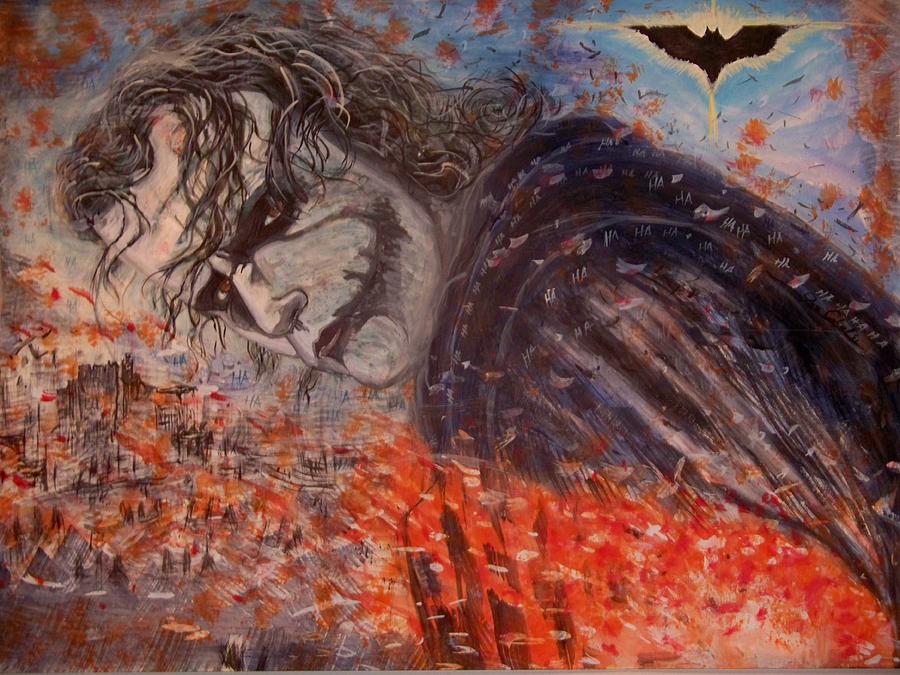 Batman Movie Painting - The Joker  by Jose Cabral