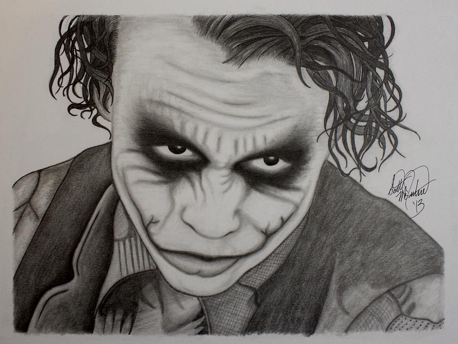 The Joker Drawing by Scott McIntire - Fine Art America