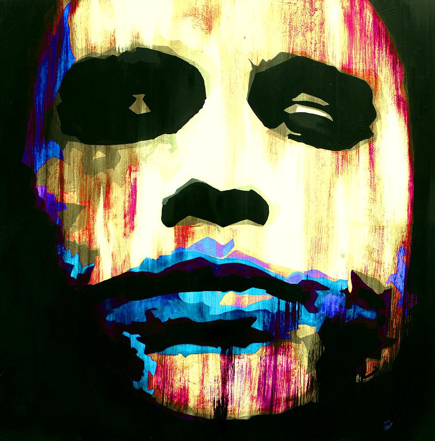 Heath Ledger Painting - The Joker Why so serious by Brad Jensen