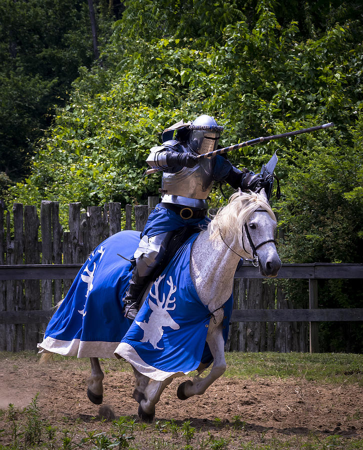 Knight Photograph - The Joust by Wayne Stacy
