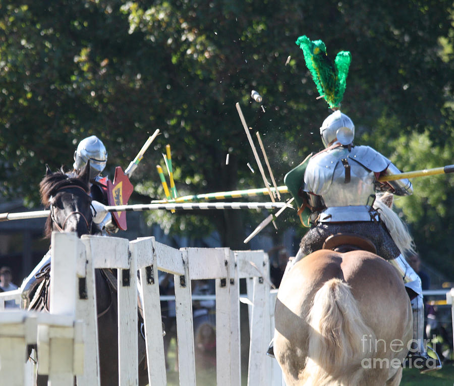 The Jousting Contest  Photograph by John Telfer