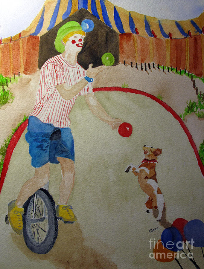 The Juggler Painting by Sandy McIntire