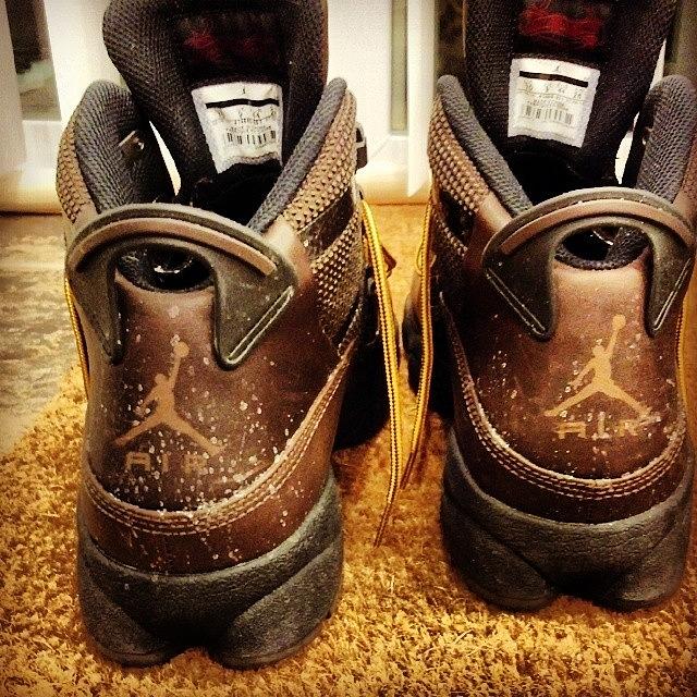 Jordans Photograph - The #jumpman Got A-salted This Winter by Kevin Lawton