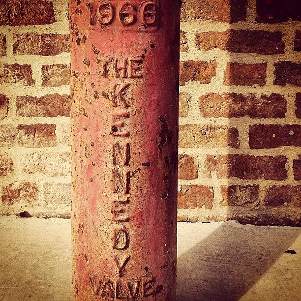 Brick Photograph - The #kennedy Valve - The Last Photo Of by Deana Graham