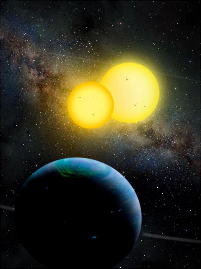 The Kepler 35 System Photograph by Movie Poster Prints