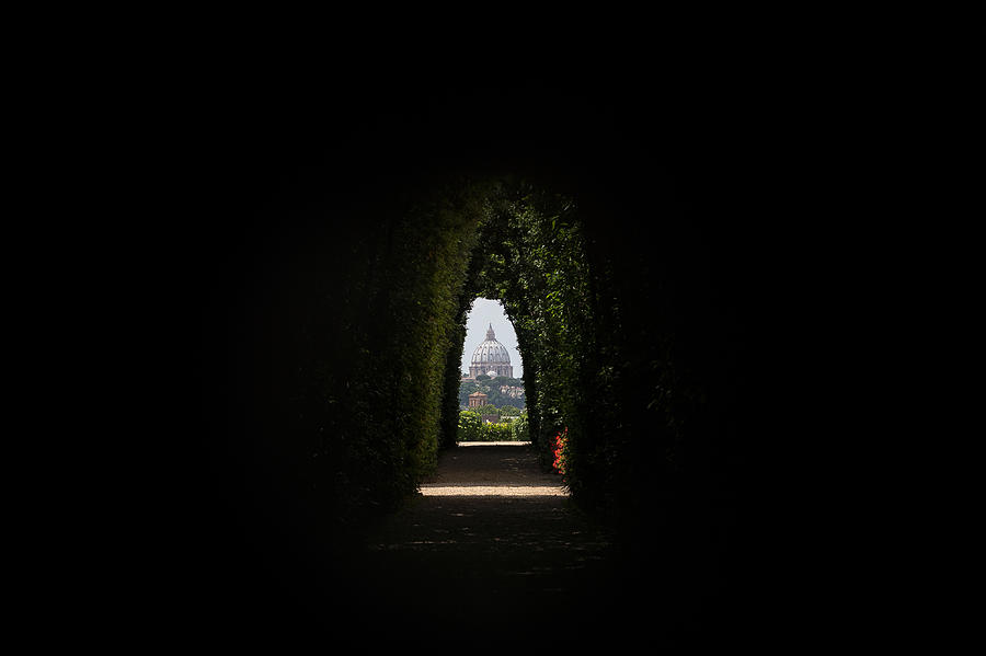 Cruise Photograph - The Keyhole - Rome by Eje Gustafsson