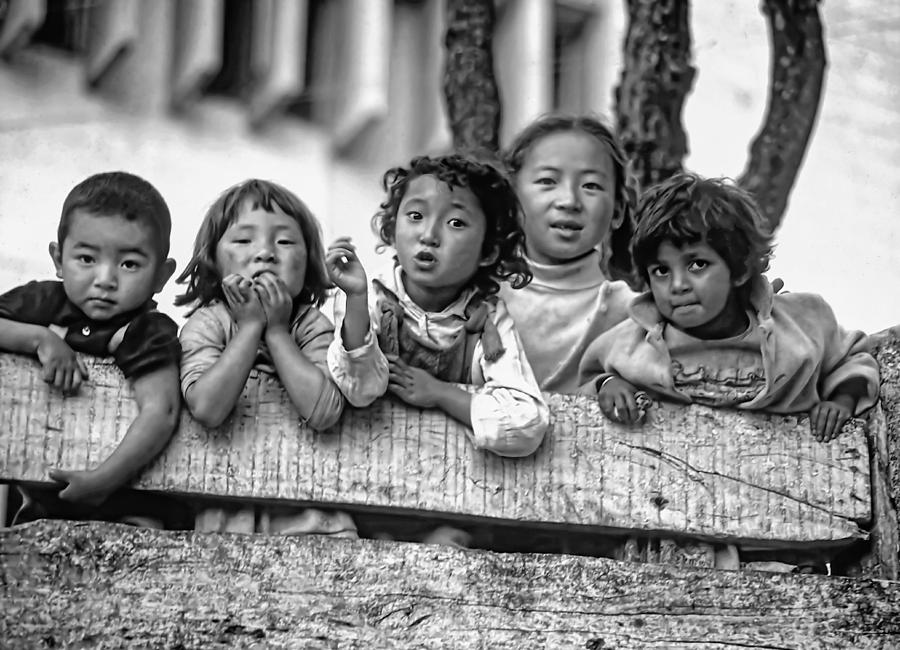 The Kids of Darjeeling Photograph by Steve Harrington