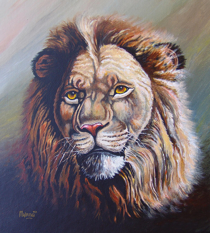 The King Painting by Anthony Mwangi