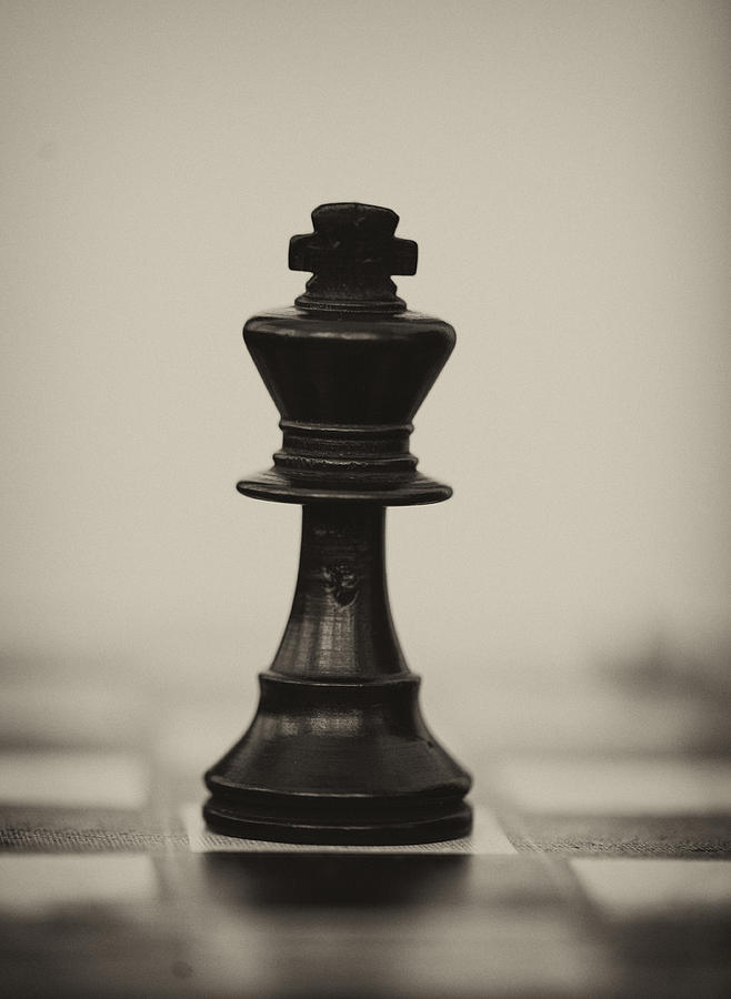 Chess Photograph - The King by Arisha Singh