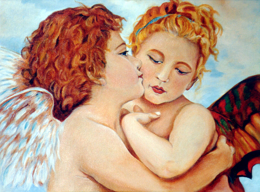 The Kiss Painting by Portraits By NC
