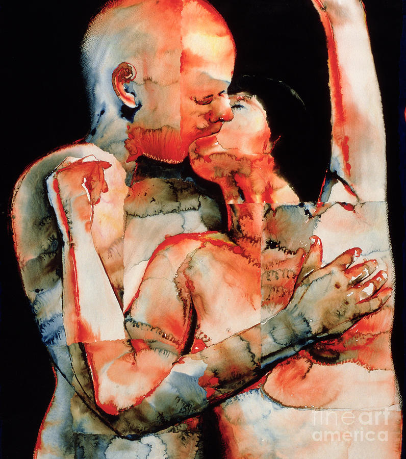 The Kiss Painting by Graham Dean
