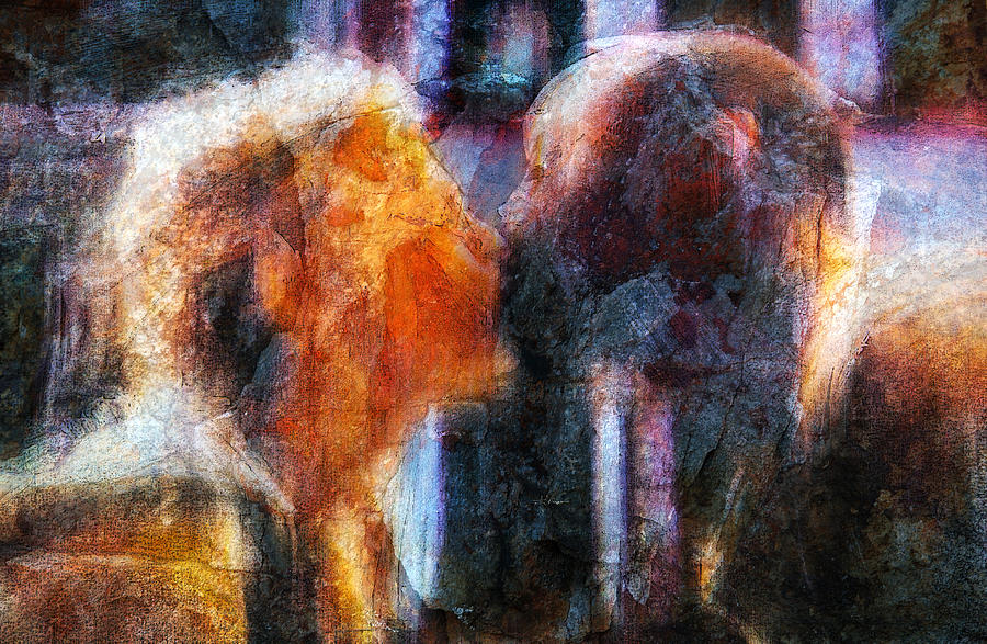 The Kiss Mixed Media by Jim Vance