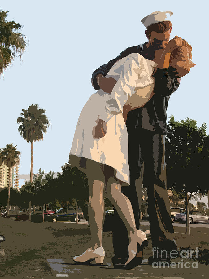 The Kiss Sailor And Nurse Photograph By Christiane Schulze Art And 
