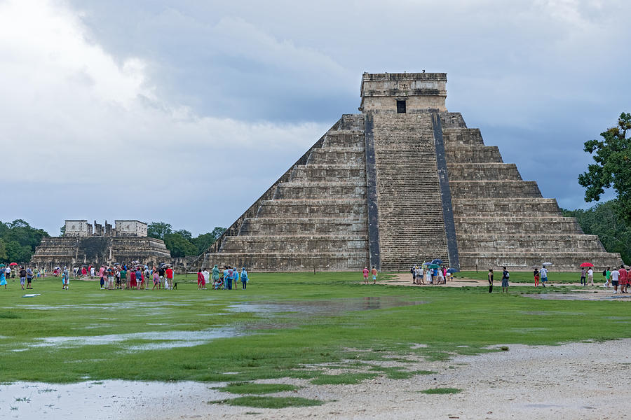 The Kukulkan pyramid in Chichen Itza archeological park Mexico Photograph by Marek Poplawski