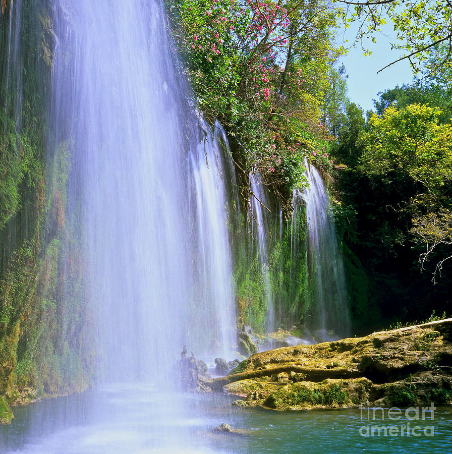 Nature Photograph - The Kursunlu Falls 2 by Alex Cassels