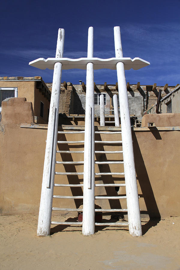 The Ladder Acoma Pueblo Photograph by Mike McGlothlen