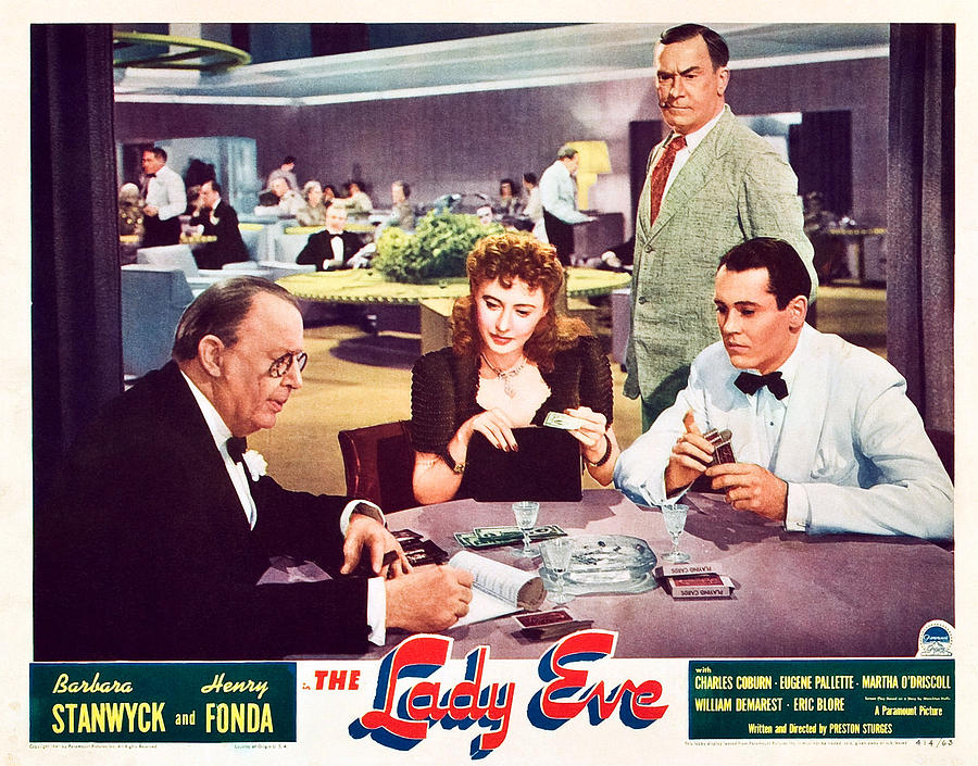 Movie Photograph - The Lady Eve, Us Lobbycard, Front by Everett