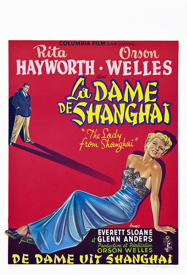 The Lady From Shanghai, Us Poster Art Photograph by Everett