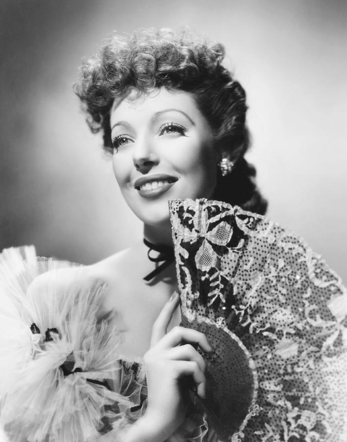 The Lady Fron Cheyenne, Loretta Young Photograph by Everett - Fine Art ...