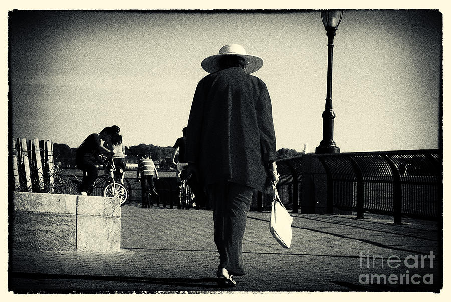 The Lady with the Hat New York City Photograph by Sabine Jacobs