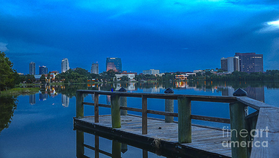 Orlando Photograph - The Lake View by Amanda Sinco