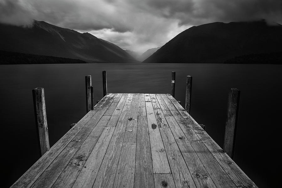 The Lake Photograph by Yan Zhang