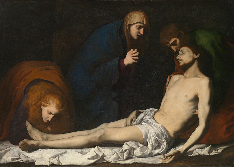 The Lamentation over the Dead Christ Painting by Jusepe de Ribera