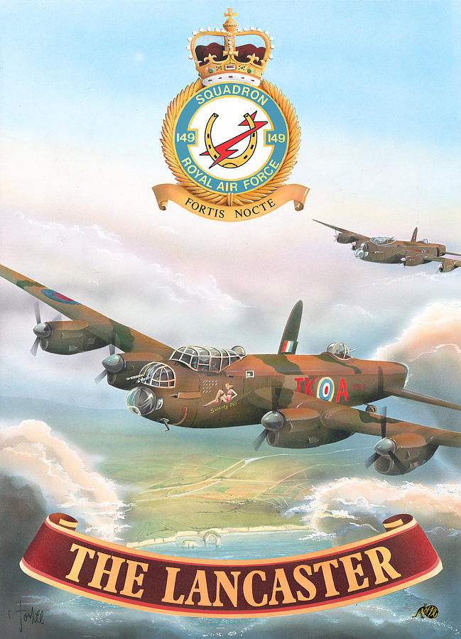 The Lancaster Painting by MGL Meiklejohn Graphics Licensing