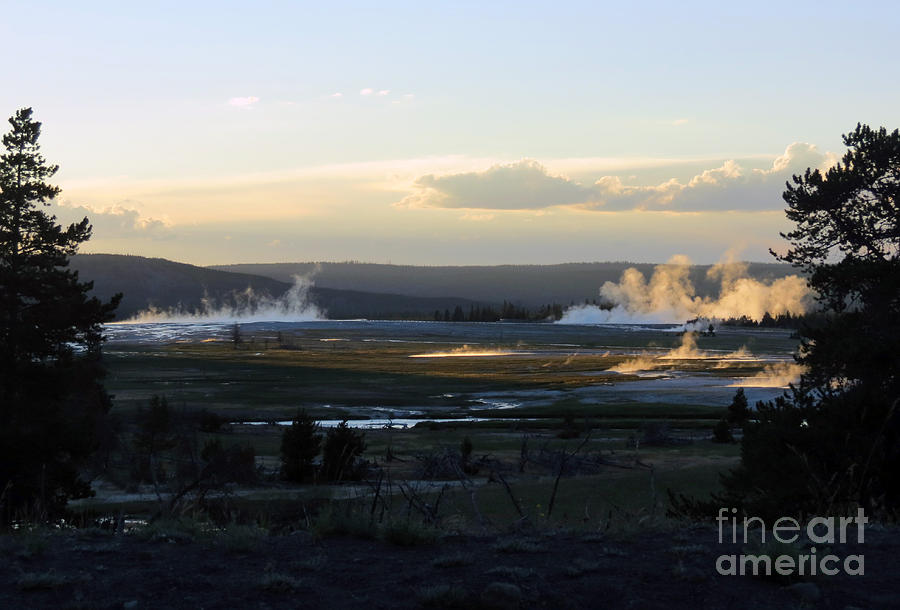 Yellowstone National Park Photograph - The Land Of Geysers. Yellowstone by Ausra Huntington nee Paulauskaite