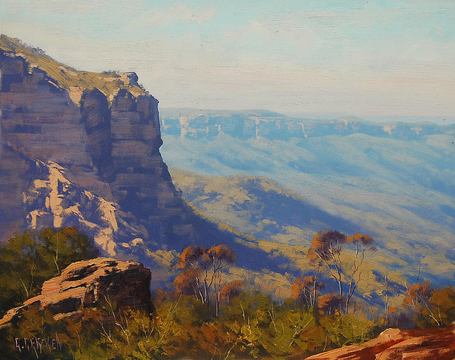 The Landslide Katoomba Painting