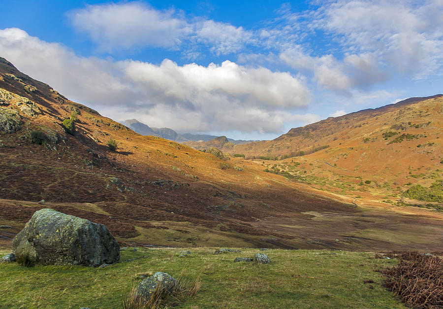Nature Photograph - The Langdale Fells Lake District by Trevor Kersley