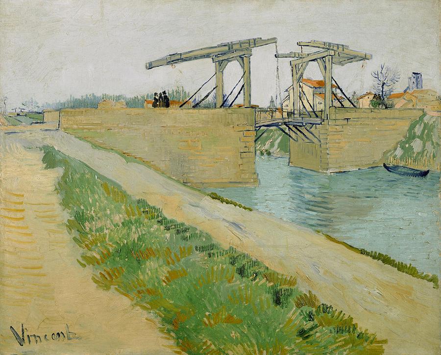 Vincent Van Gogh Painting - The Langlois bridge by Vincent van Gogh