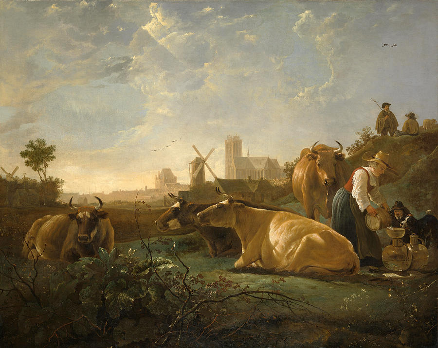 The Large Dort Painting by Aelbert Cuyp