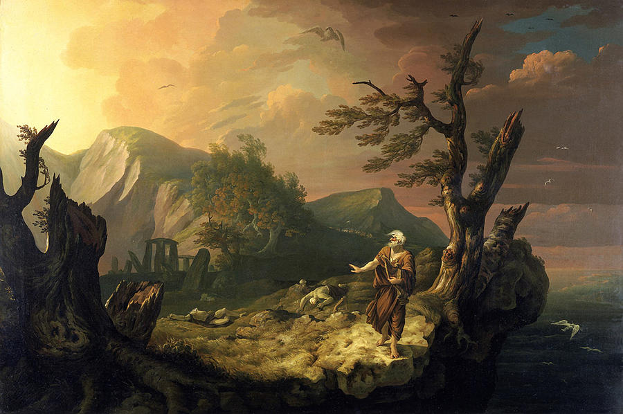The Last Bard Painting by Thomas Jones