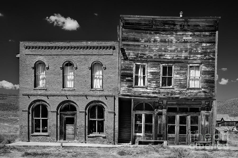 Black And White Photograph - The Last Frontier - Bodie - California by Henk Meijer Photography