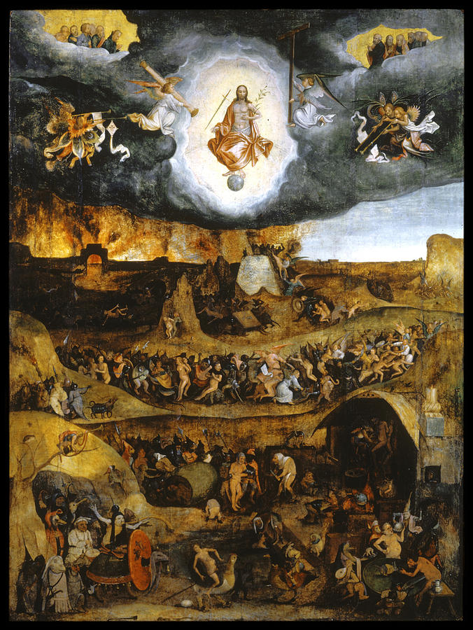 Pieter Huys Painting - The Last Judgment by Pieter Huys