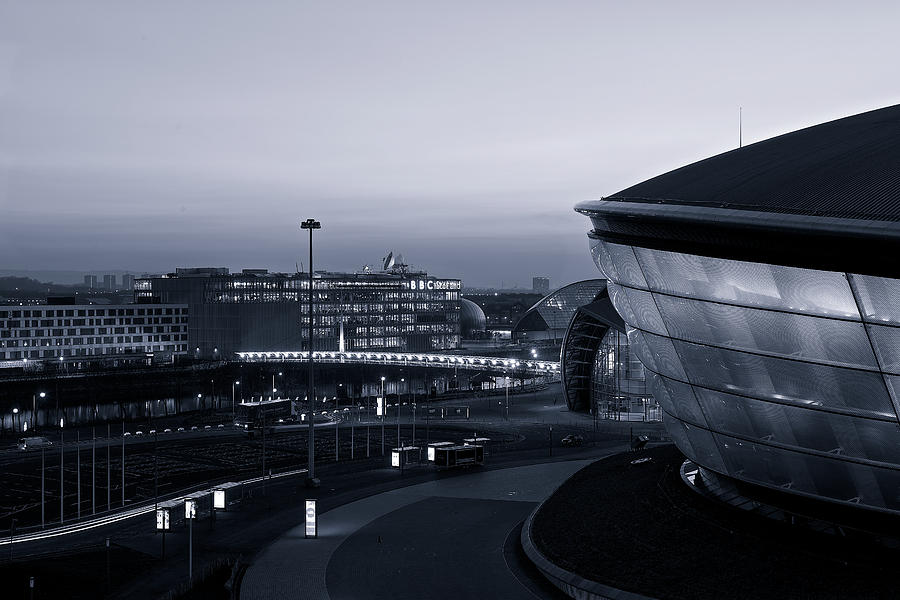 The last of the light at the Hydro Photograph by Stephen Taylor