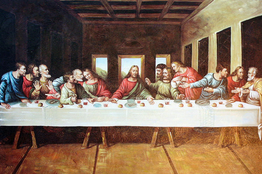 Jesus Christ Painting - The Last Supper by American Artist